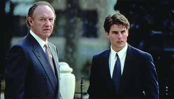 Gene Hackman and Tom Cruise in "The Firm"