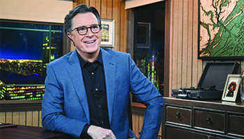 Stephen Colbert hosts "The Late Show With Stephen Colbert"