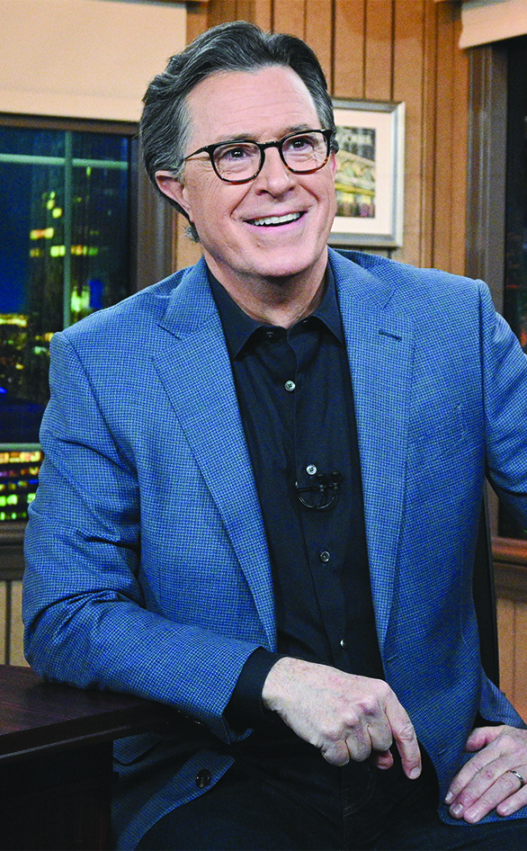 Stephen Colbert hosts "The Late Show With Stephen Colbert"