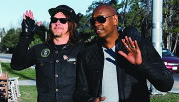 Norman Reedus and Dave Chappelle in "Ride With Norman Reedus"