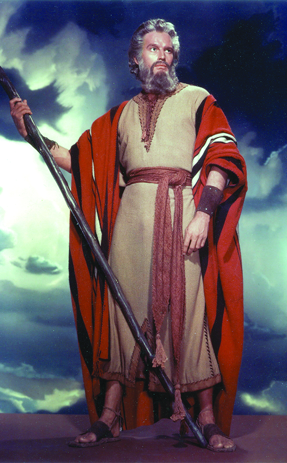 Charlton Heston in "The Ten Commandments"