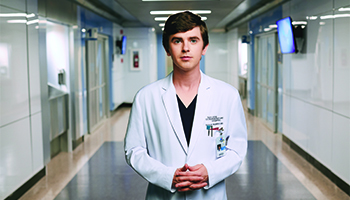 Freddie Highmore stars in "The Good Doctor"