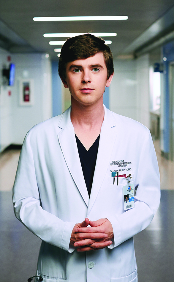 Freddie Highmore stars in "The Good Doctor"