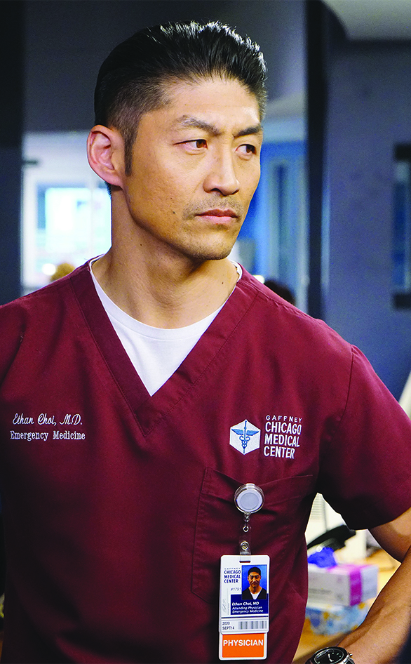 Brian Tee as seen in "Chicago Med"