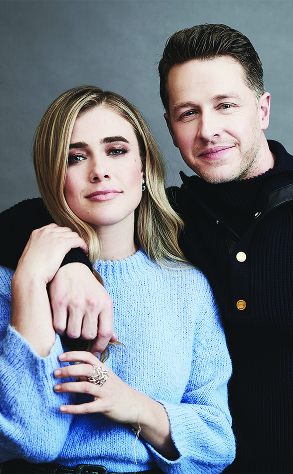 Melissa Roxburgh and Josh Dallas star in "Manifest"