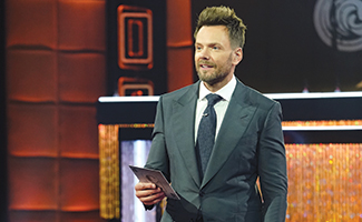 Joel McHale hosts "Card Sharks" 