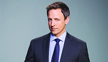 Seth Meyers hosts "Late Night With Seth Meyers" 