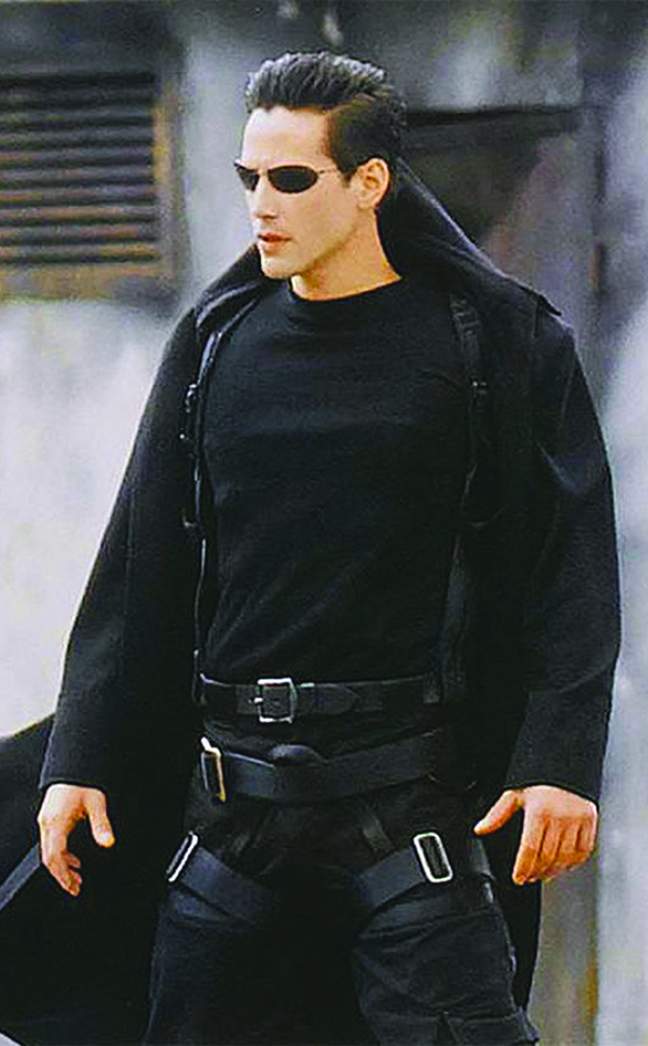 Keanu Reeves as Neo in "The Matrix"