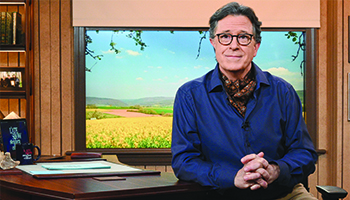 Stephen Colbert hosts "The Late Show With Stephen Colbert" 