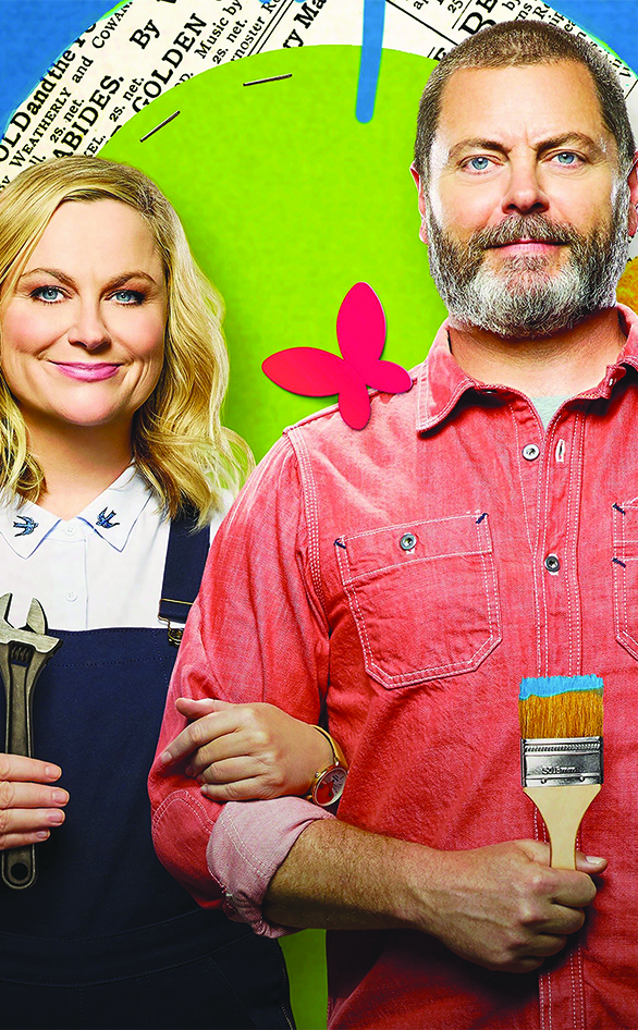 Amy Poehler and Nick Offerman host "Making It" 