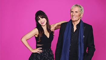 Zooey Deschanel and Michael Bolton host "The Celebrity Dating Game" 