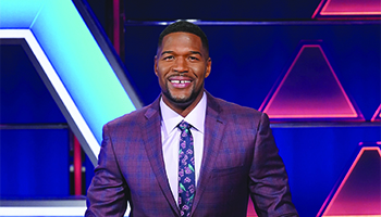 Michael Strahan hosts "The $100,000 Pyramid" 