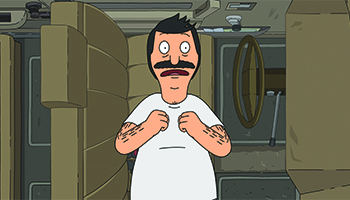 Bob Belcher from "Bob's Burgers" 