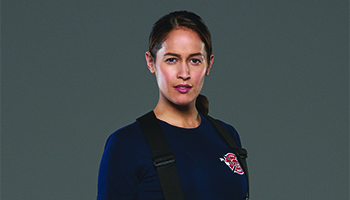 Jaina Lee Ortiz stars in "Station 19" 