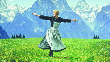 Julie Andrews stars in "The Sound of Music"