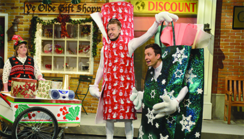 Justin Timberlake and Jimmy Fallon in "A Saturday Night Live Christmas Special"