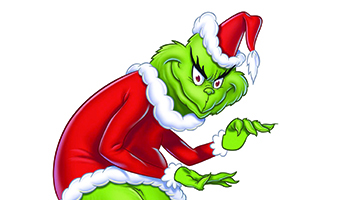 The Grinch from "Dr. Seuss's How the Grinch Stole Christmas"