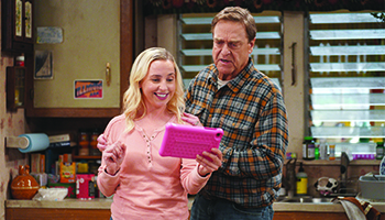 Lecy Goranson and John Goodman star in "The Conners"