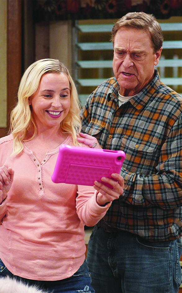 Lecy Goranson and John Goodman star in "The Conners"