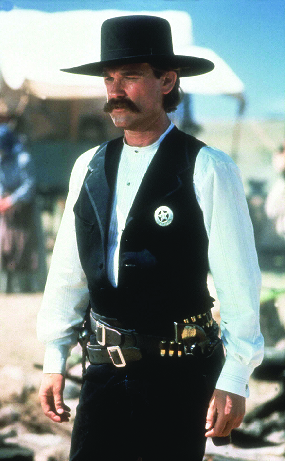 Kurt Russell as Wyatt Earp in "Tombstone"