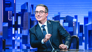 John Oliver hosts "Last Week Tonight With John Oliver"