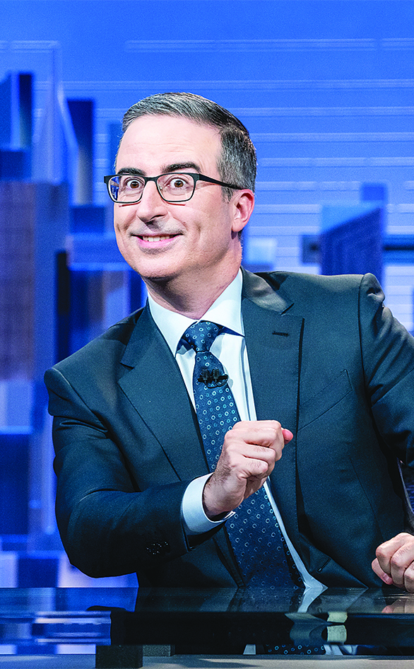 John Oliver hosts "Last Week Tonight With John Oliver"