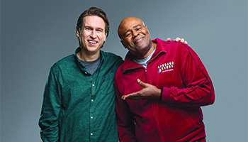 Pete Holmes and Chi McBride star in "How We Roll"