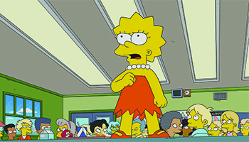 Lisa Simpson in "The Simpsons"