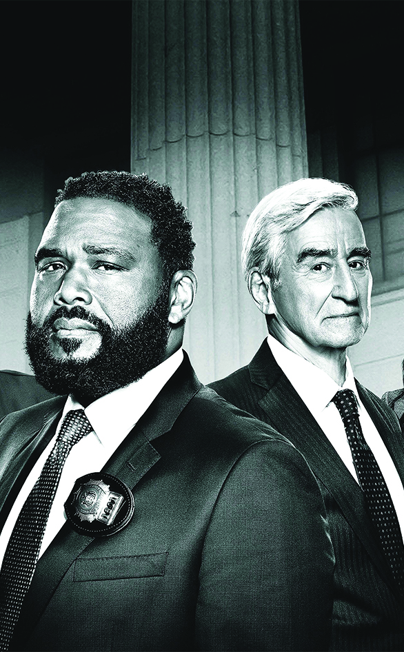 Anthony Anderson and Sam Waterston from "Law & Order"