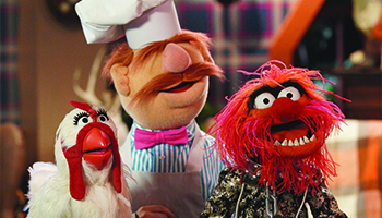 Camila the Chicken, Swedish Chef and Animal in "Holey Moley"