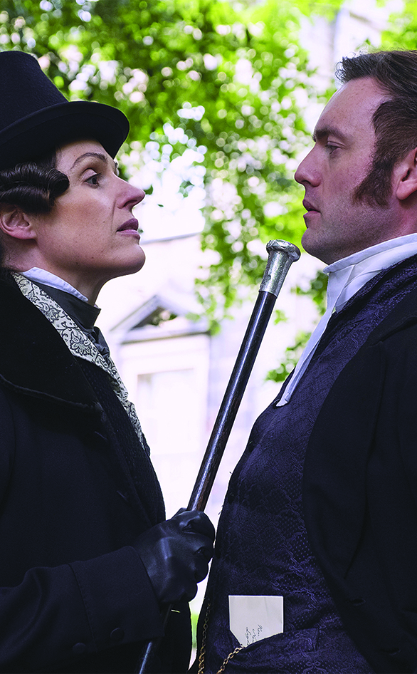 Suranne Jones and Brendan Patricks in "Gentleman Jack"