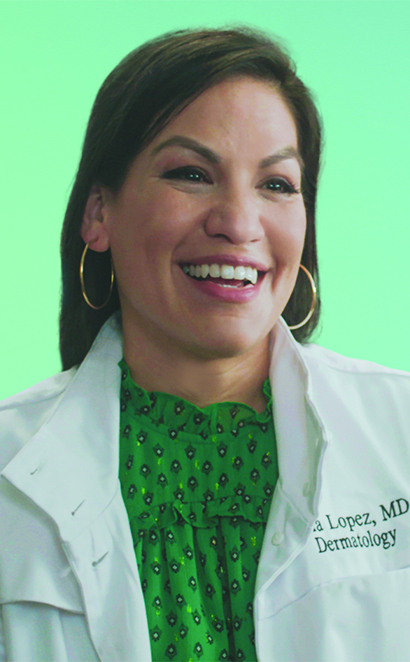 Dr. Isha Lopez in "Bad Hair Day"