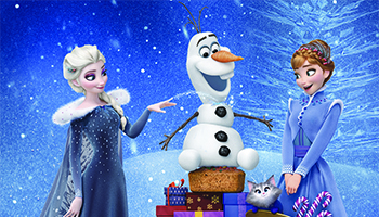 A scene from "Olaf's Frozen Adventures"