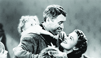 A scene from "It's a Wonderful Life"