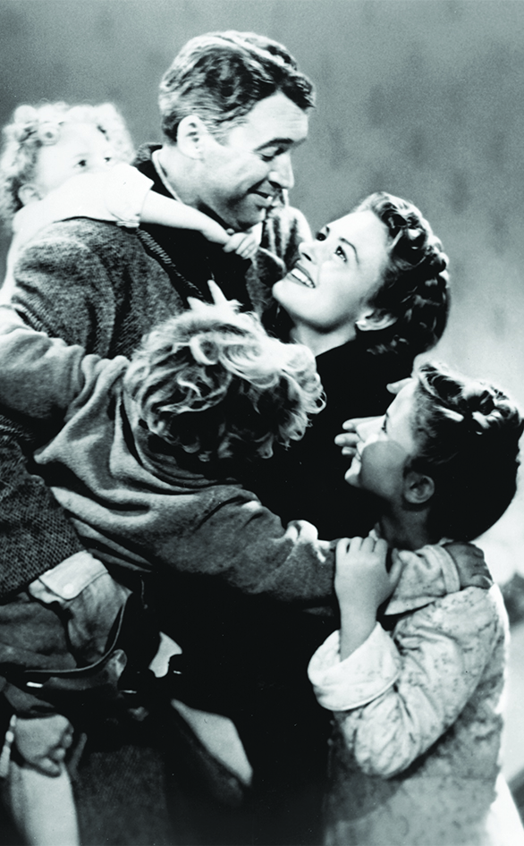 A scene from "It's a Wonderful Life"