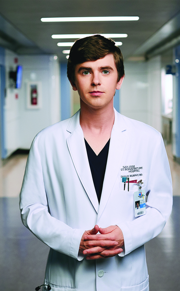 Freddie Highmore stars in "The Good Doctor"