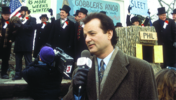 Bill Murray stars in "Groundhog Day"