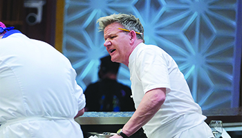 Gordon Ramsay in "Hell's Kitchen" 