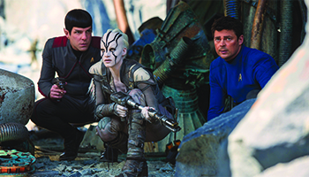 Zachary Quinto, Sofia Boutella and Karl Urban in "Star Trek Beyond" 