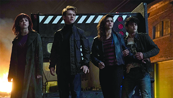 Olivia Rose Keegan, Oscar Morgan, Fallon Smythe and Tyler Dichiara in "Gotham Kn