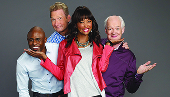 Wayne Brady, Ryan Stiles, Aisha Taylor and Colin Mochrie from "Whose Line Is It 