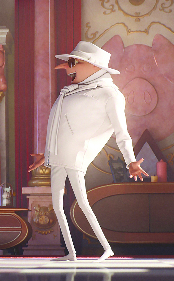 Dru in "Despicable Me 3"