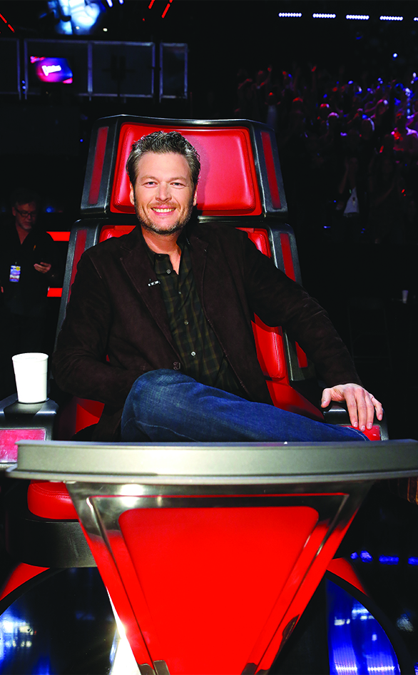 Blake Shelton in "The Voice" 