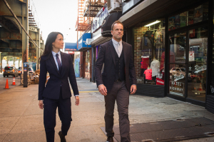 Lucy Liu and Jonny Lee Miller as seen in "Elementary"