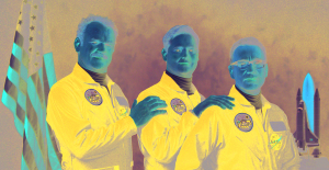 John C. Reilly, Tim Heidecker and Fred Armisen star in "Moonbase 8"