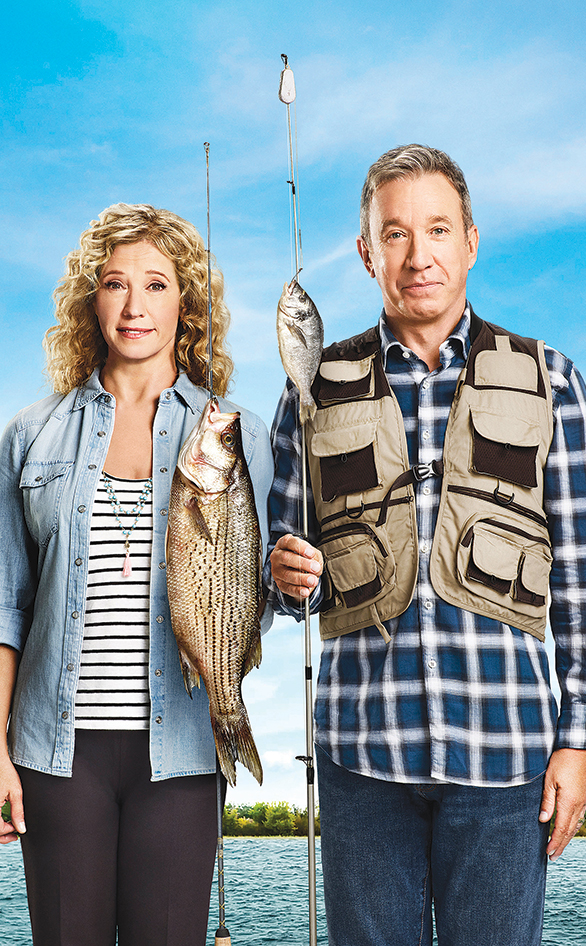 Nancy Travis and Tim Allen in "Last Man Standing"