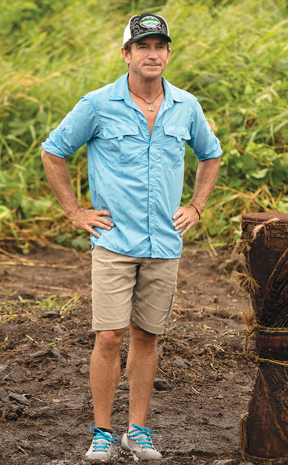 Jeff Probst hosts "Survivor: Edge of Extinction"