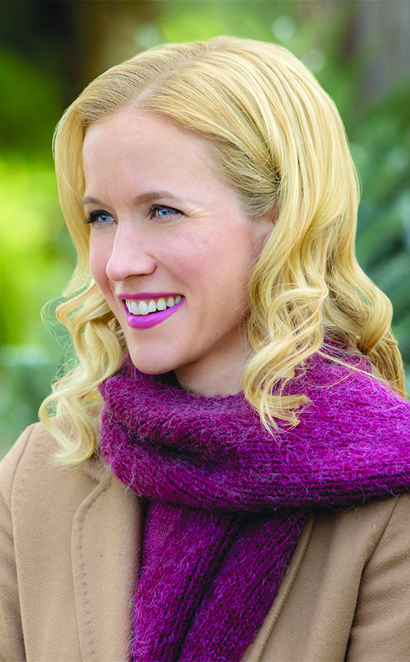 Jessy Schram stars in "Road to Christmas"