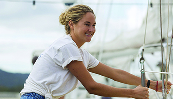 Shailene Woodley in "Adrift"