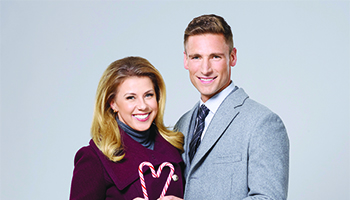 Jodie Sweetin and Andrew Walker in "Merry and Bright"